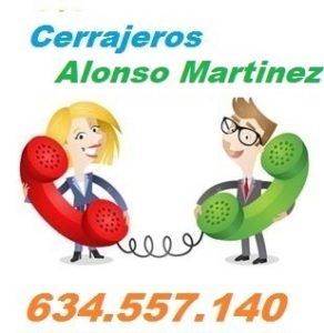 Telefono de la empresa cerrajeros Alonso Martinez